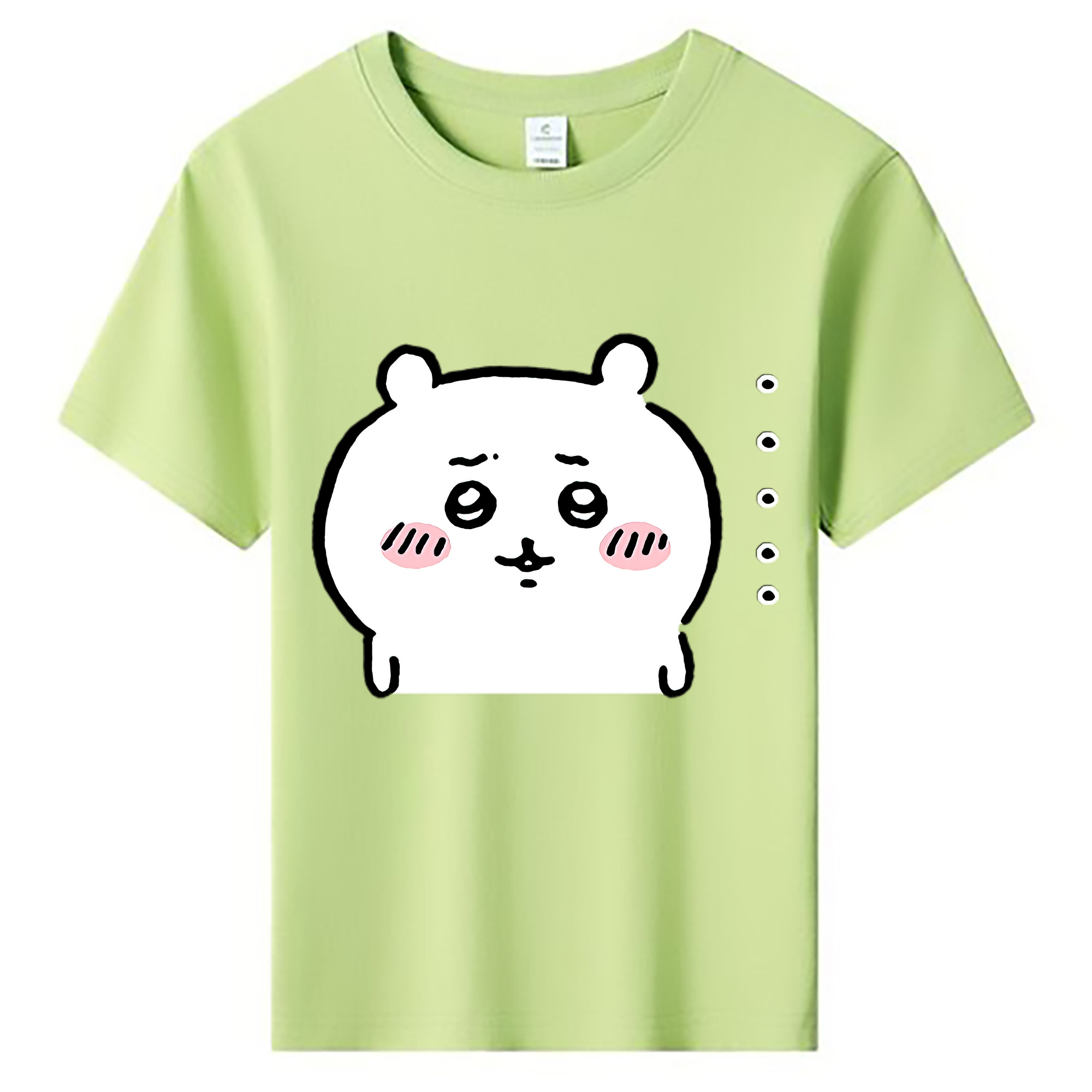 （画像用） ちいかわ ちいかわ Chii-kawa chiikawa 綿100％キッズTシャツ（フロントプリント）